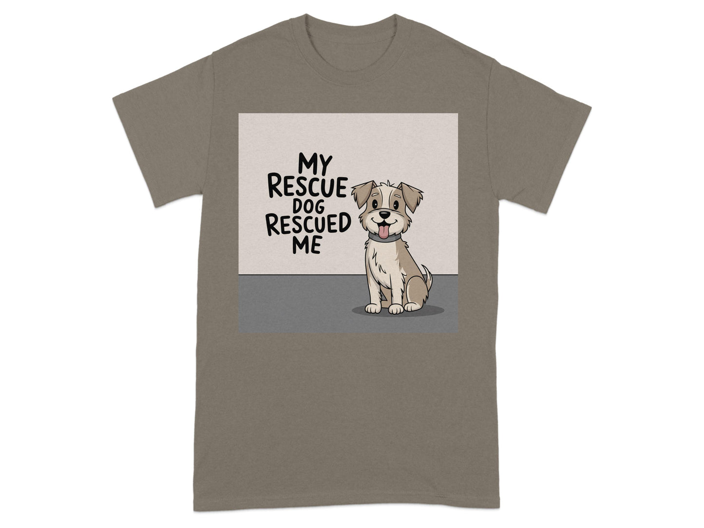 My Rescue Dog Rescued Me Graphic Design Shirt product type
