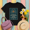Gordon Eyebrows 100% Expressive Tee in Black