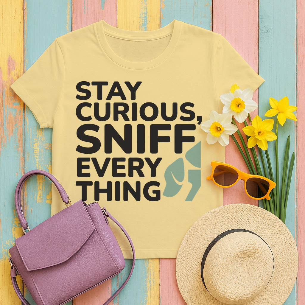 Stay Curious Lab T-Shirt in Butter