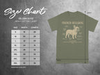French Bulldog Graphic Tee Heavy Cotton Classic Shirt