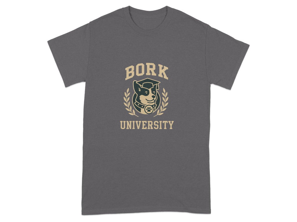 Bork University Graphic T-Shirt for Pet Lovers