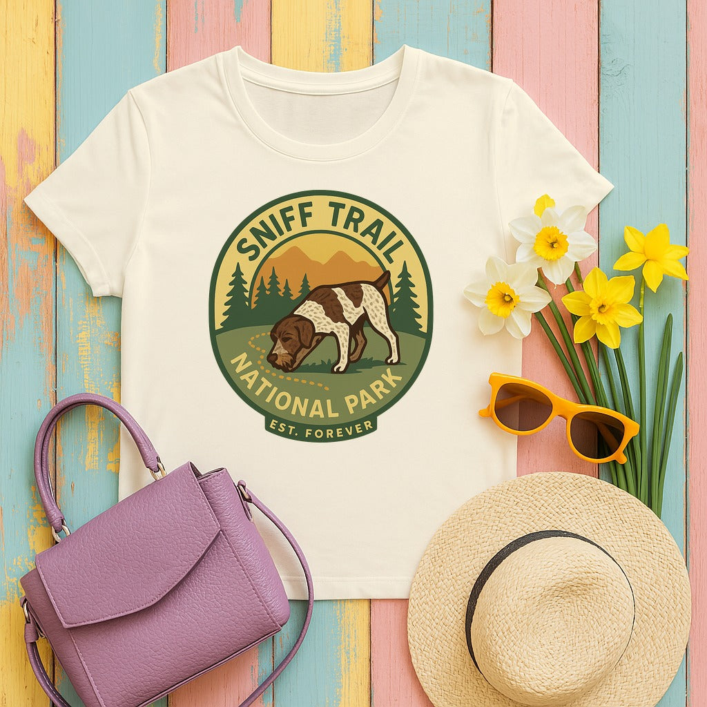 GWP Sniff Trail National Park Tee in Natural