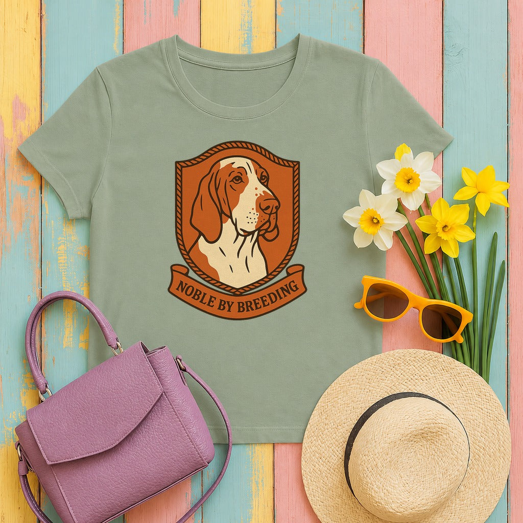 Bracco Italiano Noble by Breeding Tee in Sage