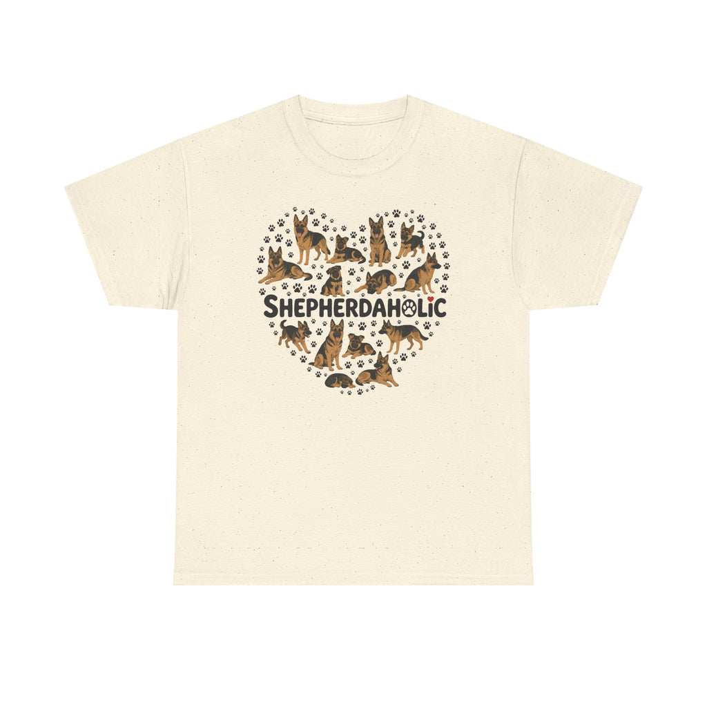 Shepherdaholic Heart German Shepherd T-Shirt