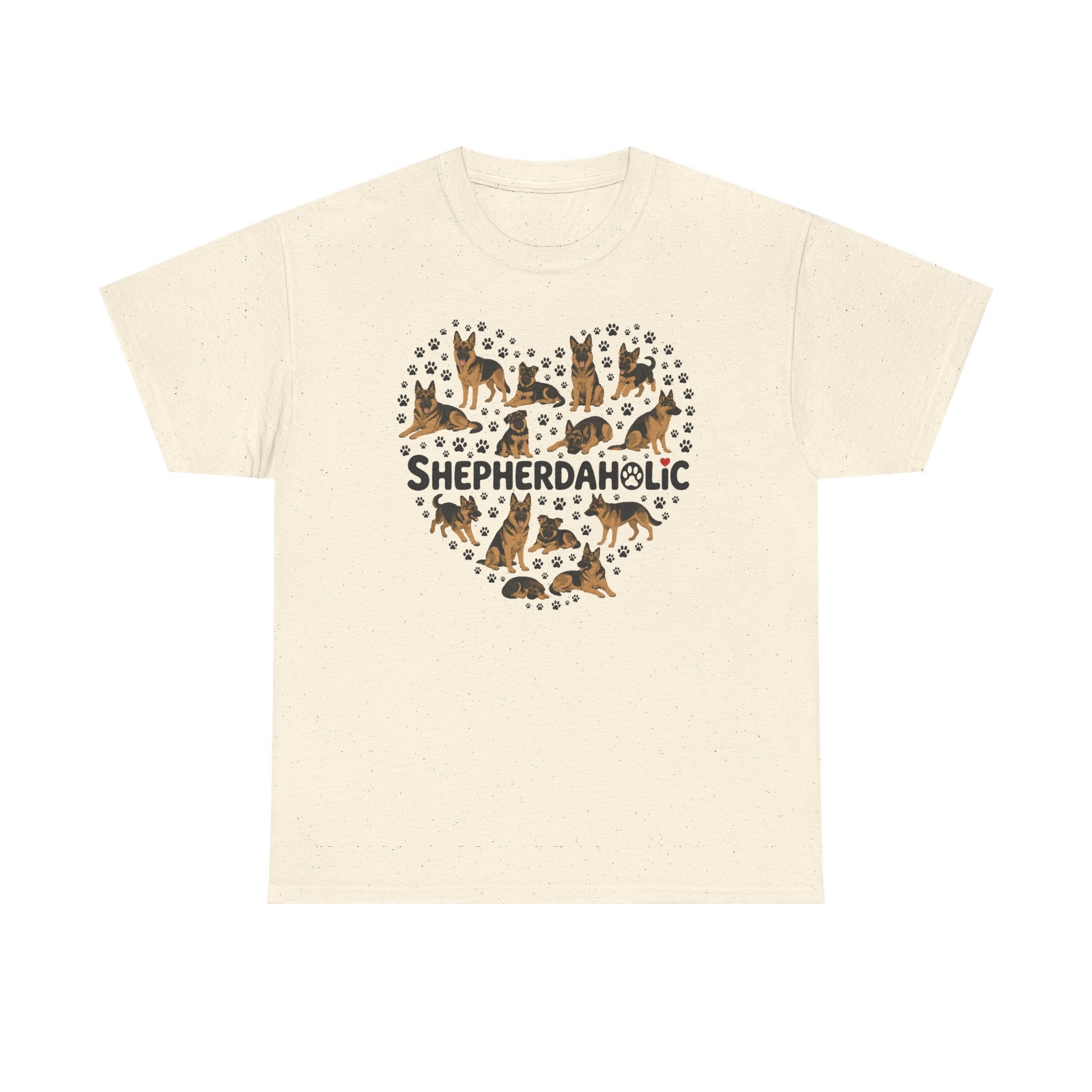 Shepherdaholic Heart German Shepherd T-Shirt