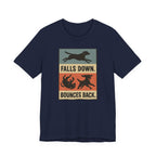 Chocolate Lab Falls Down Bounces Back Tee