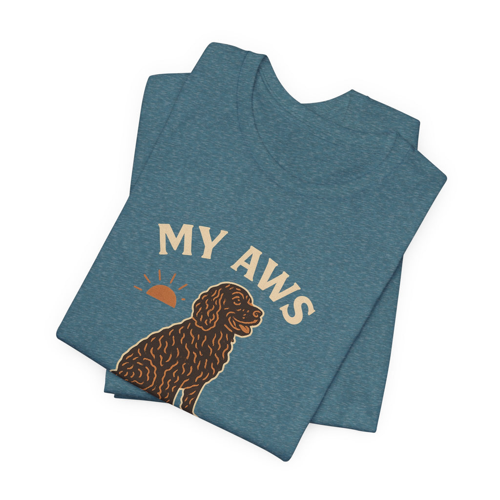 American Water Spaniel My AWS Loves Me You Not So Much Tee