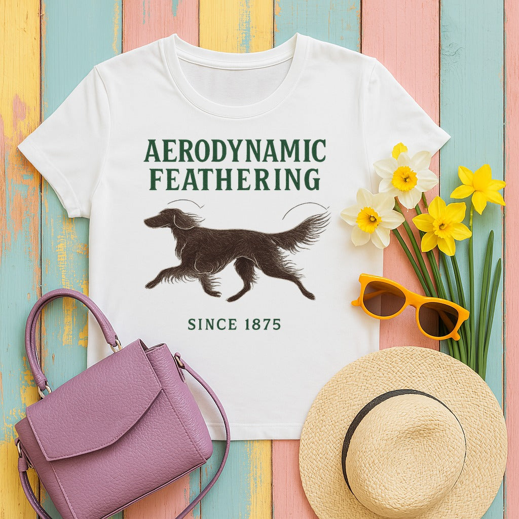 Irish Setter Aerodynamic Feathering T-shirt in White