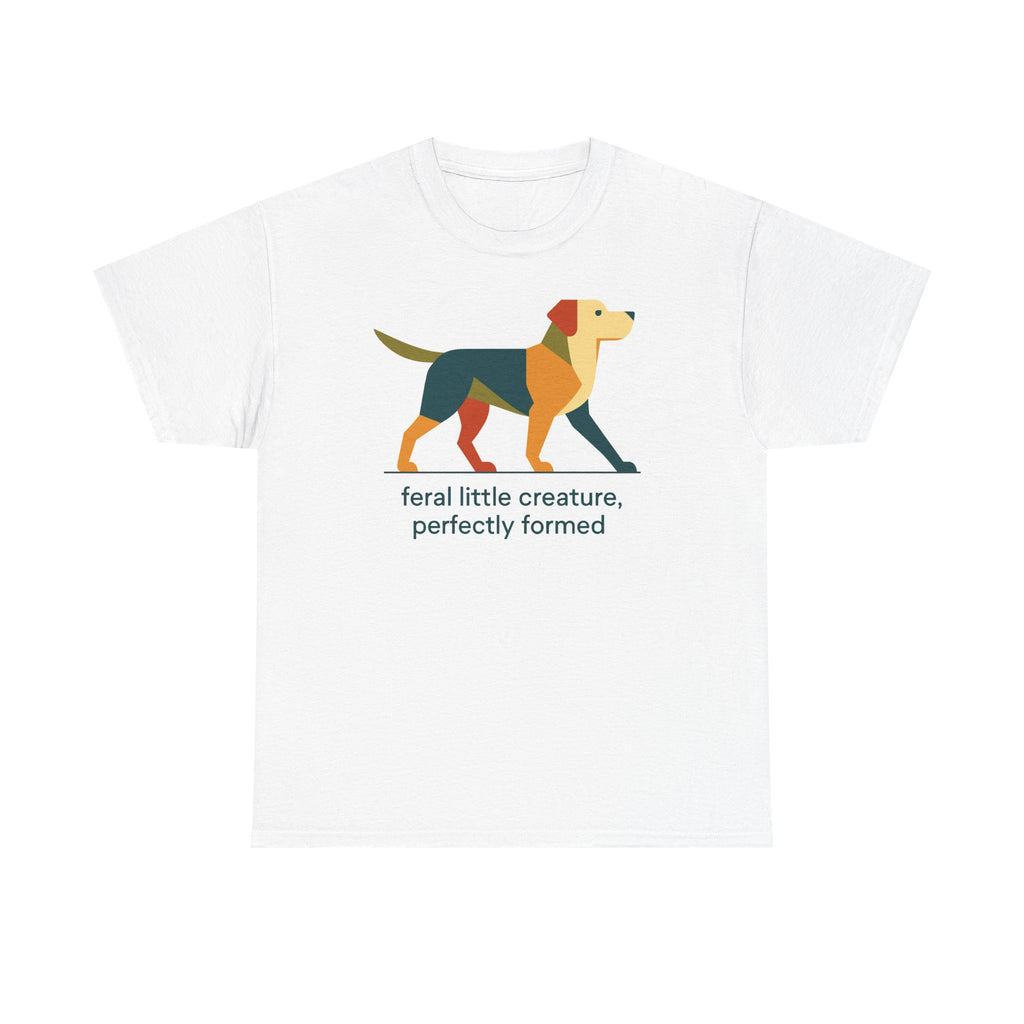 Feral & Formed Abstract Yellow Lab T-Shirt