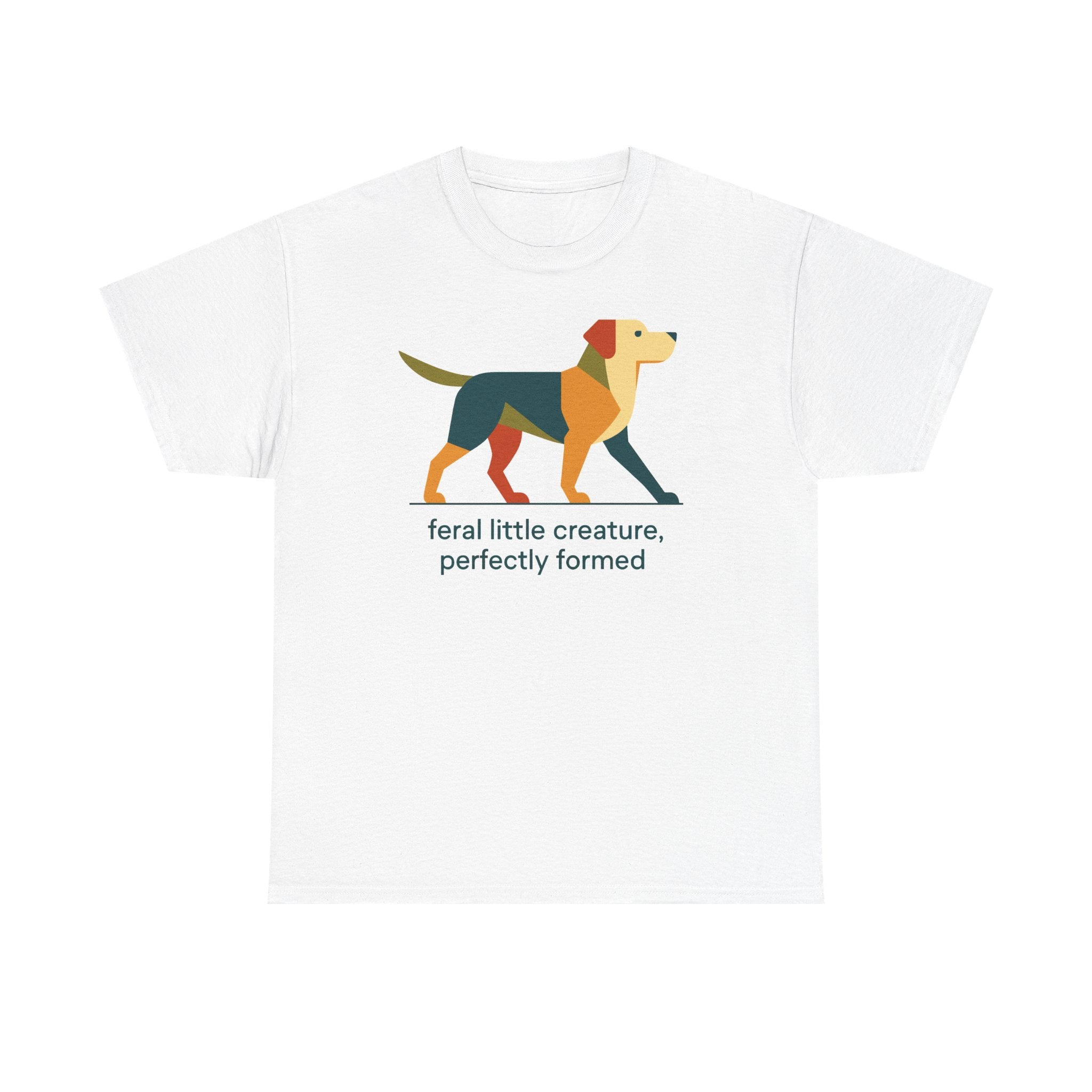 Feral & Formed Abstract Yellow Lab T-Shirt