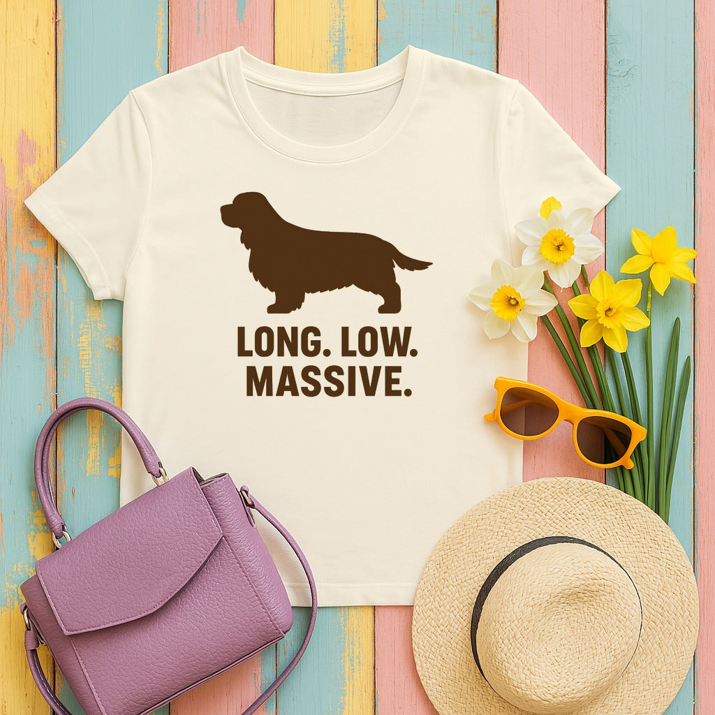 Sussex Long Low Massive Tee in Natural