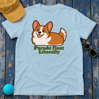 Parade Float Literally Corgi T-Shirt — Light Blue