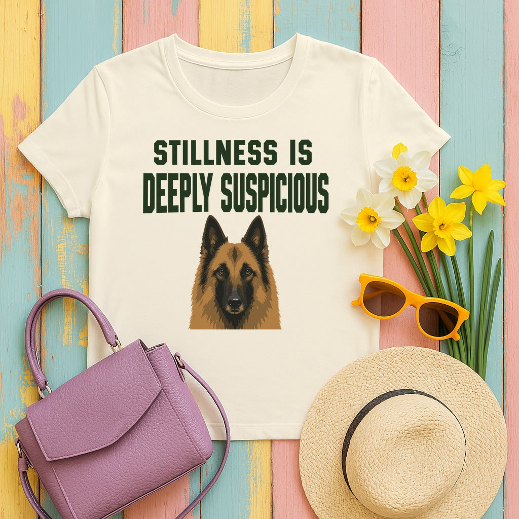 The Suspicious Belgian Tervuren T-Shirt in Natural