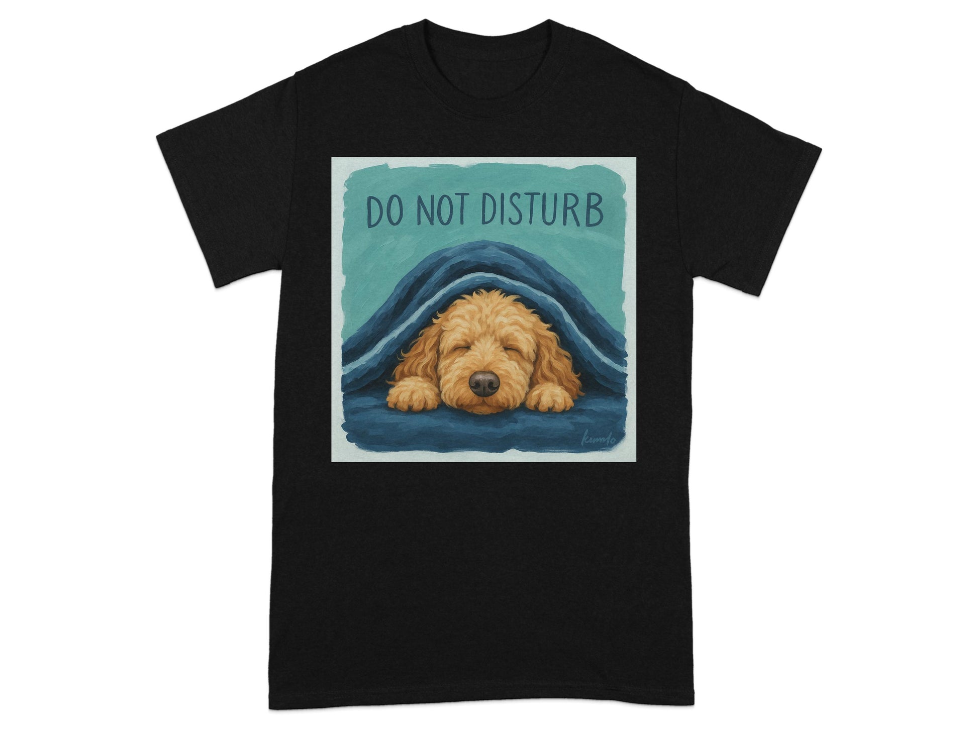 Do Not Disturb Sleeping Puppy Cute Graphic T-Shirt product