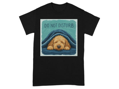 Do Not Disturb Sleeping Puppy Cute Graphic T-Shirt product