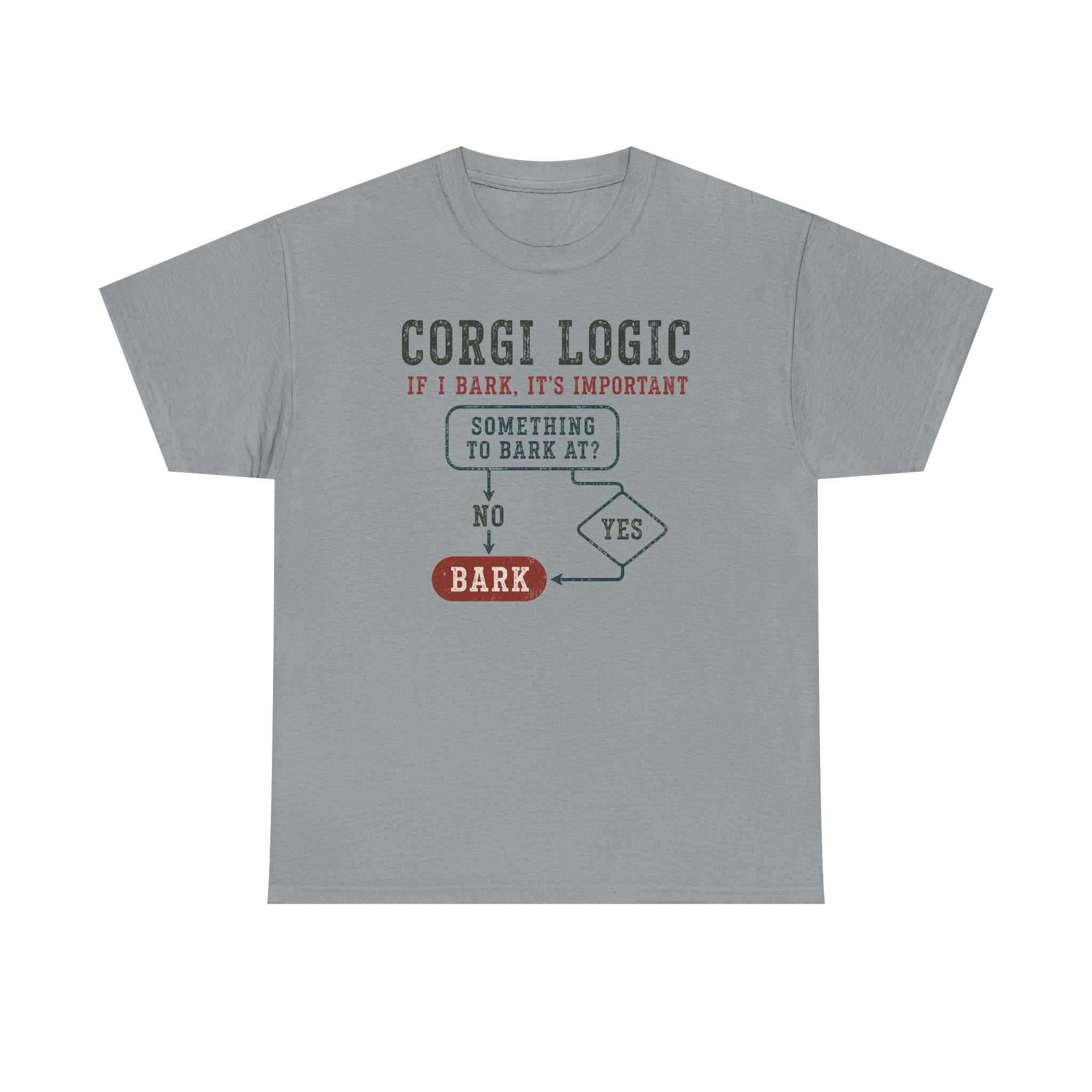 Corgi Logic: If I Bark, It's Important T-Shirt