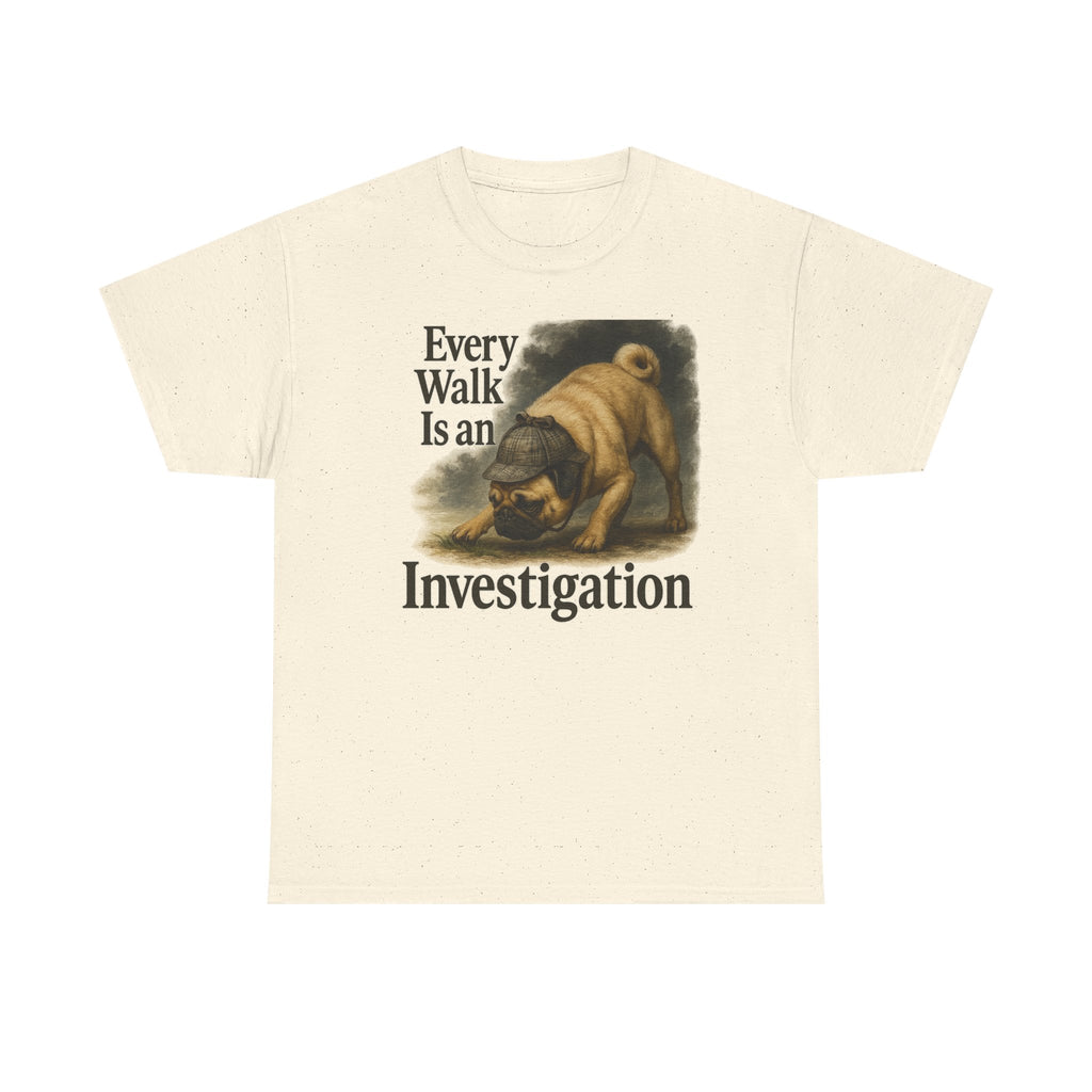 Sherlock Pug Investigator T-shirt