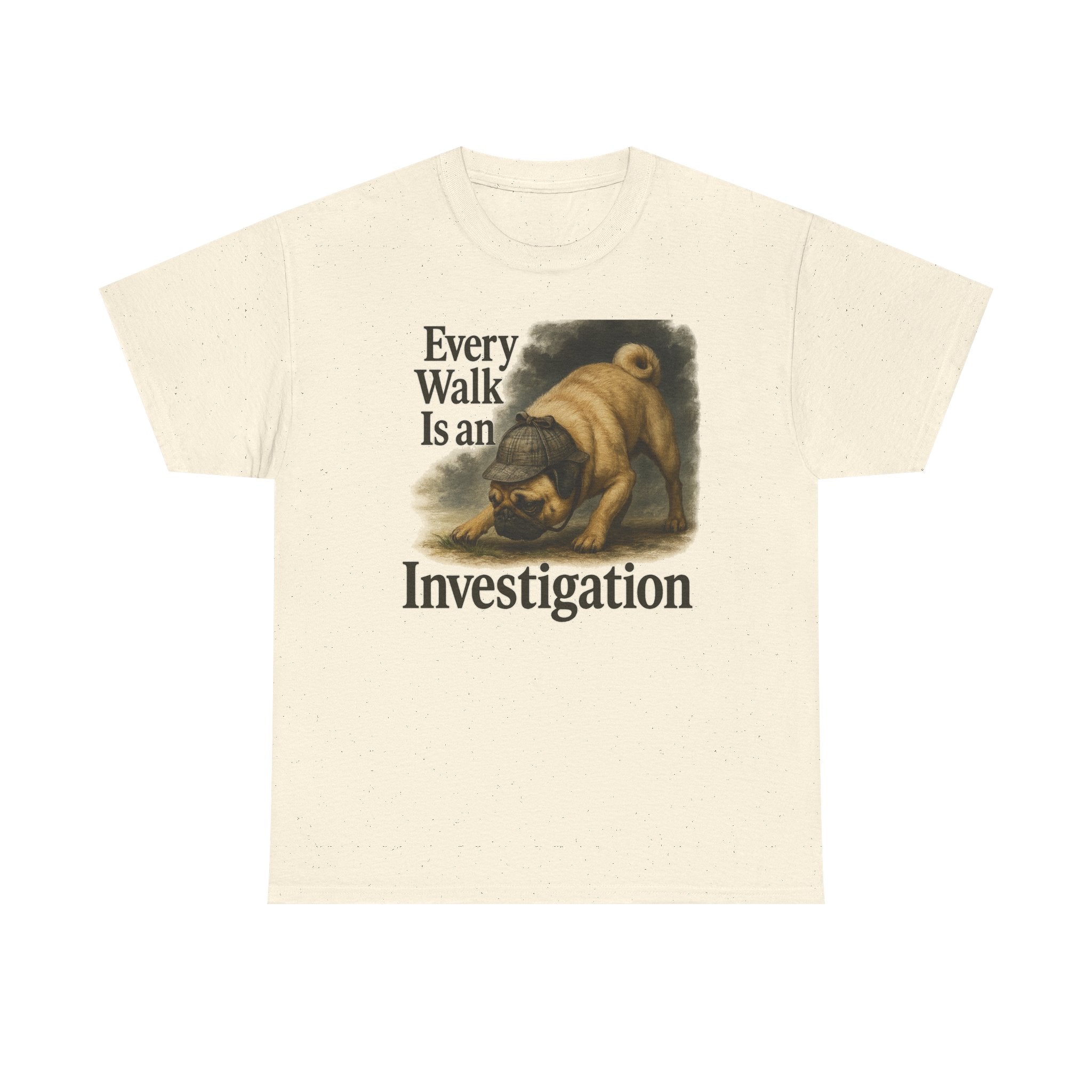 Sherlock Pug Investigator T-shirt