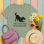 flat-coated retriever peter-pan-of-retrievers tee flat lay hero