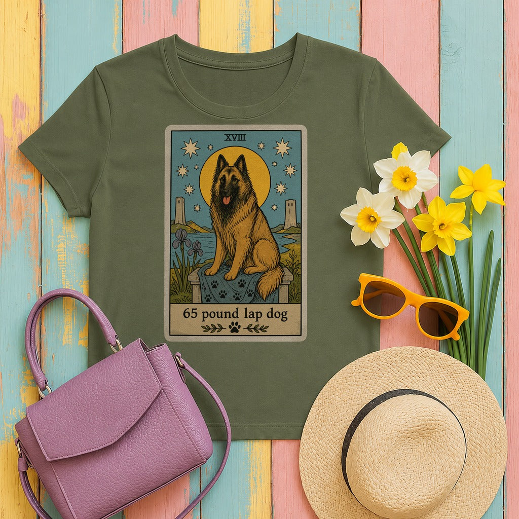 The Tervuren Tarot T-Shirt in Military Green