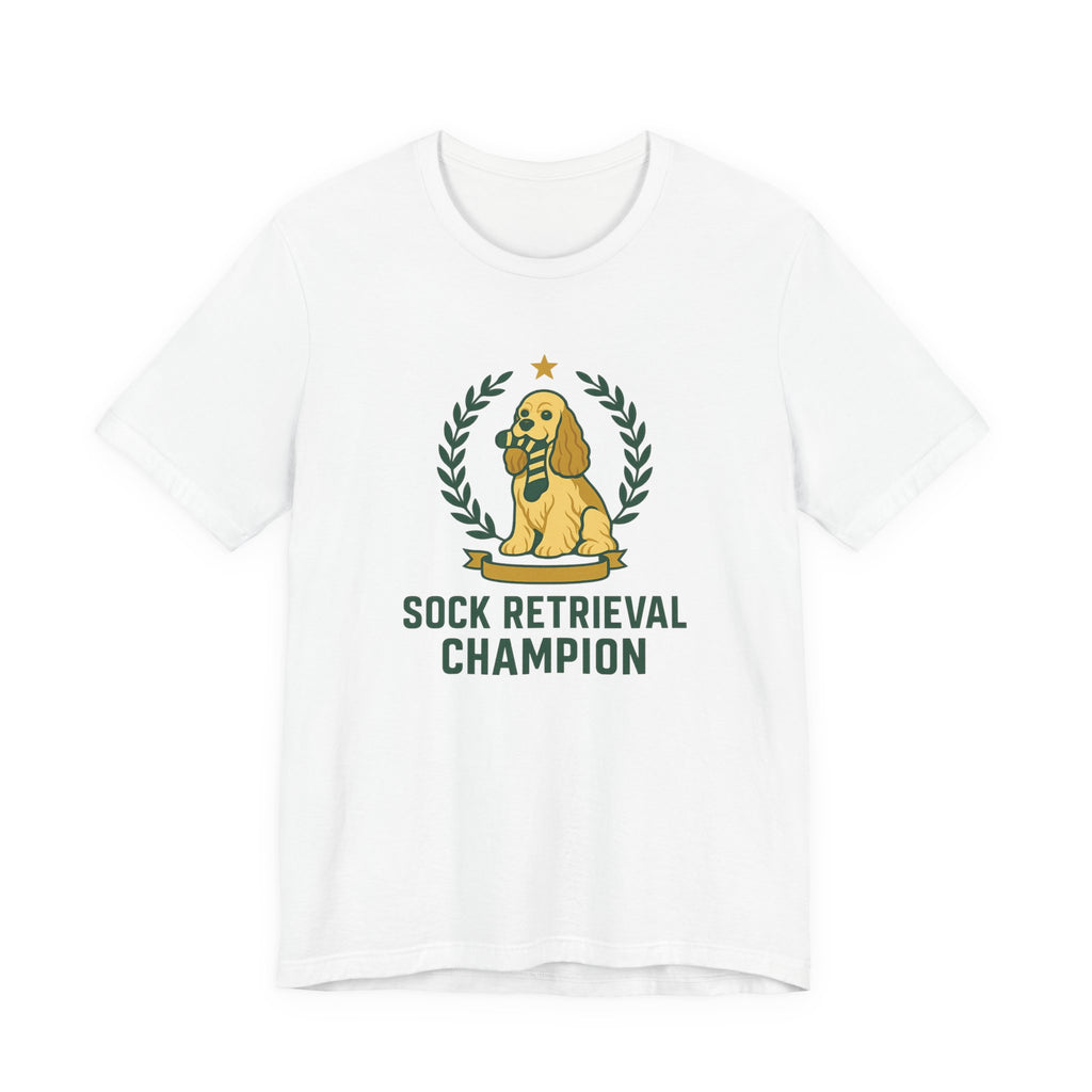 Cocker Sock Retrieval Champion Tee