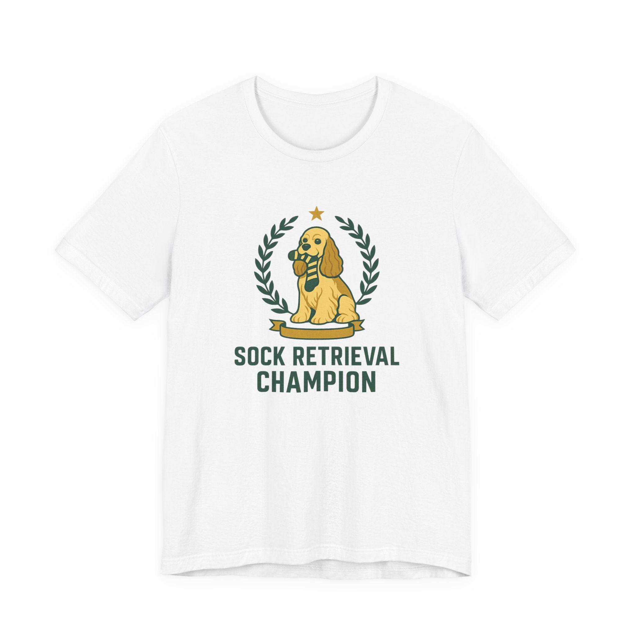 Cocker Sock Retrieval Champion Tee