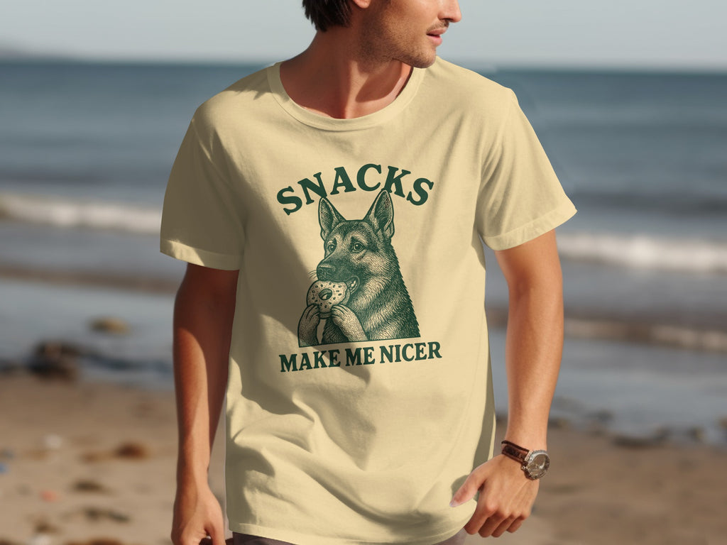Snacks Make Me Nicer Graphic T-shirt product