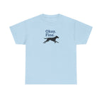 Okay Fine Running Dog Silhouette Fun Pet Lover T-Shirt