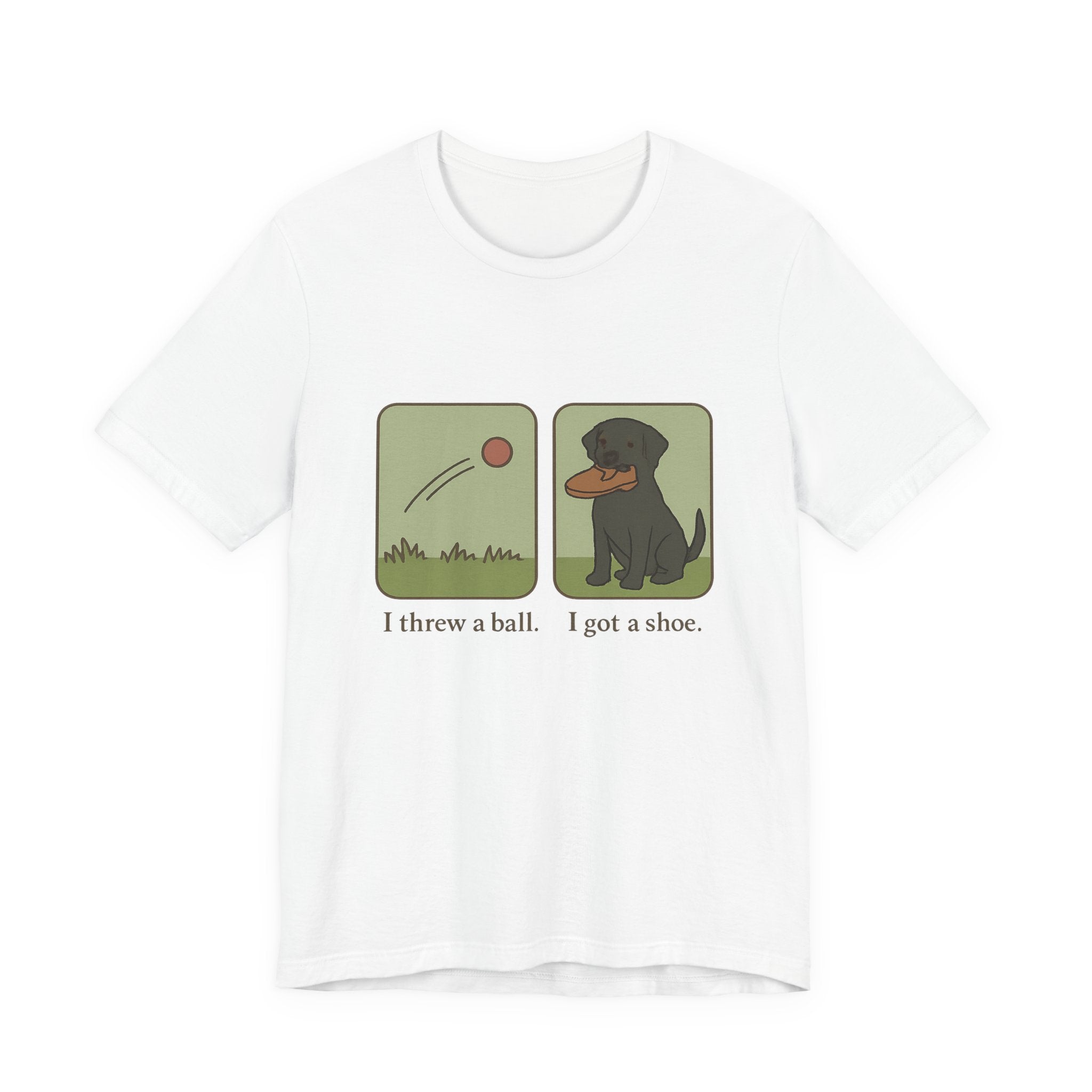 Black Lab I Threw a Ball I Got a Shoe Tee