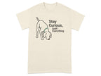 Stay Curious Sniff Everything Dog Graphic T-shirt