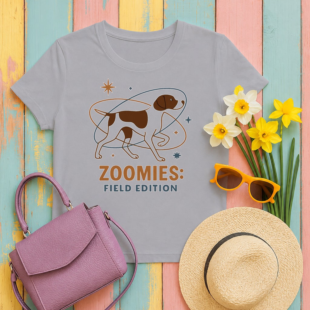 Pointer Zoomies T-shirt in Athletic Heather