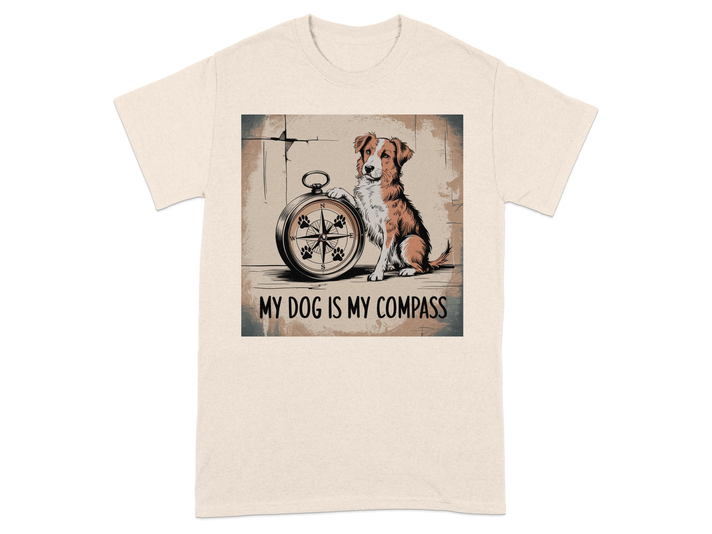 My Dog is My Compass Graphic T-Shirt product