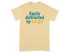 Easily Distracted By Corgis Graphic T-shirt