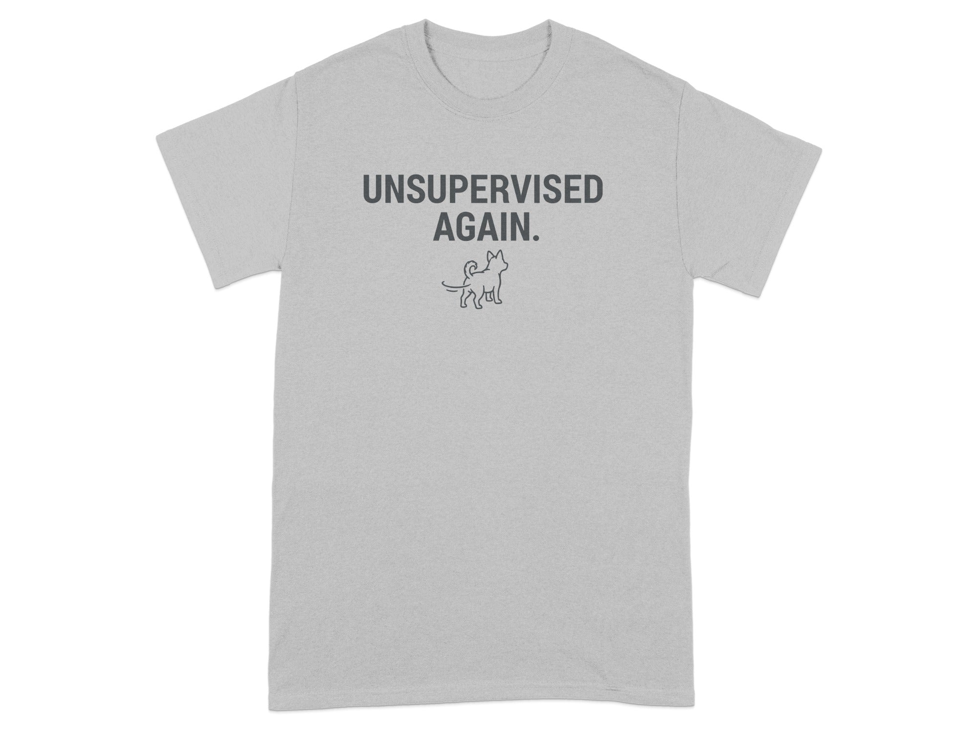 Unsupervised Again Funny Graphic T-Shirt for Casual Wear