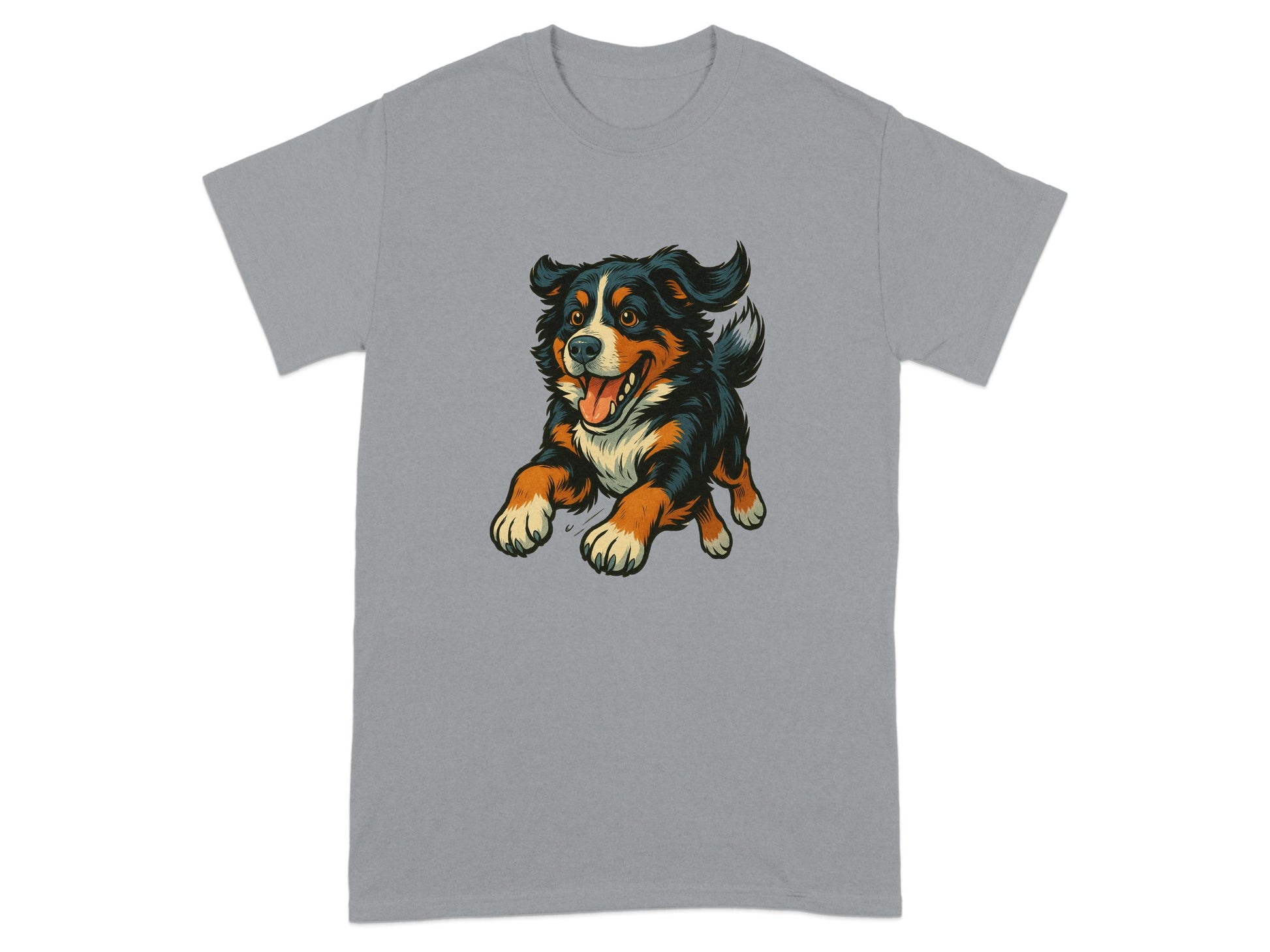 Happy Running Dog Graphic T-shirt product