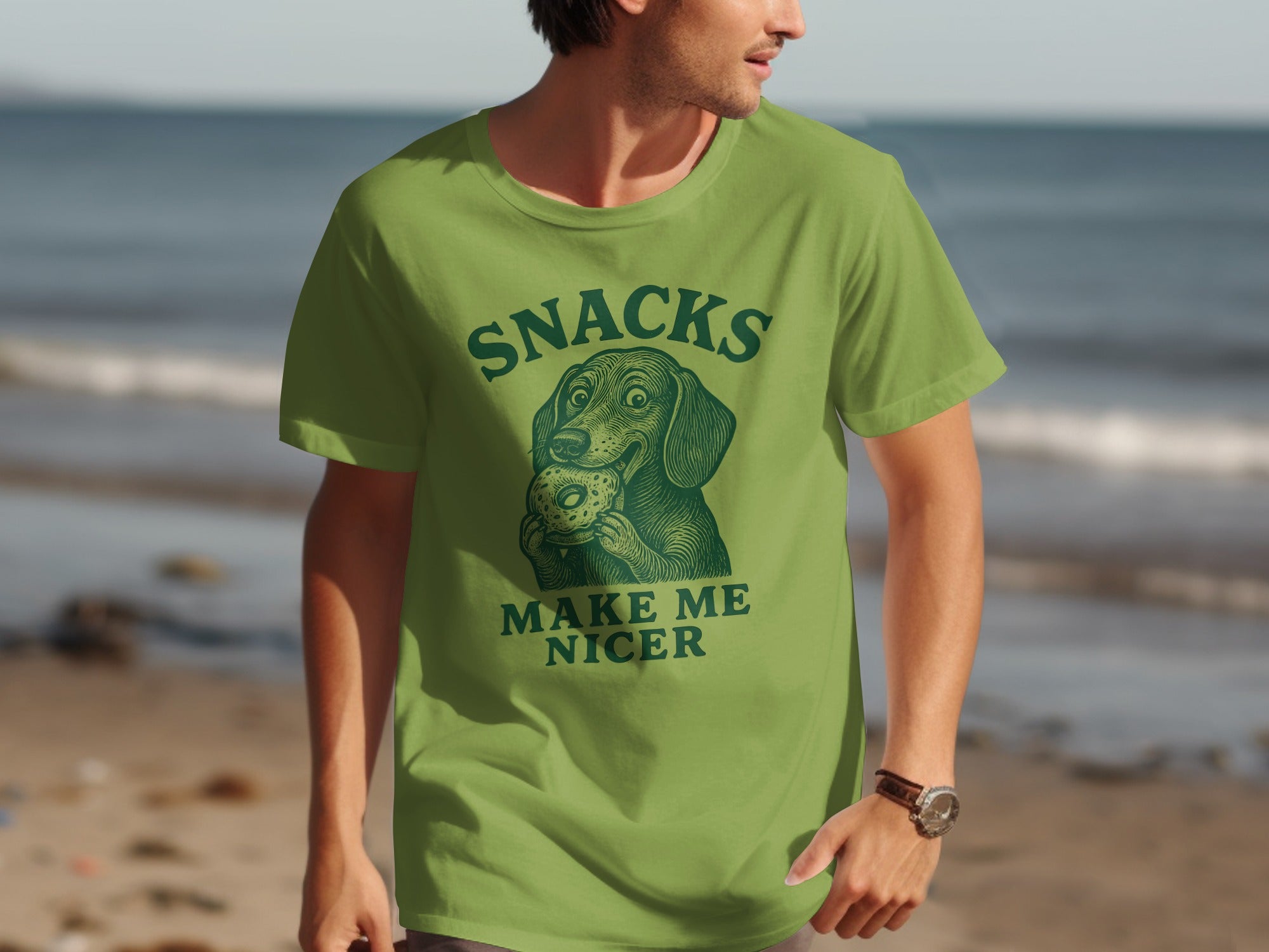 Snacks Make Me Nicer Graphic Tee