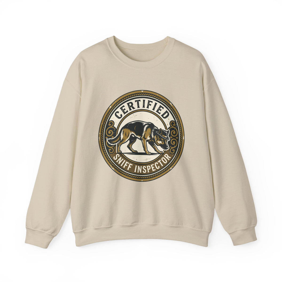 Certified Sniff Inspector German Shepherd Sweatshirt