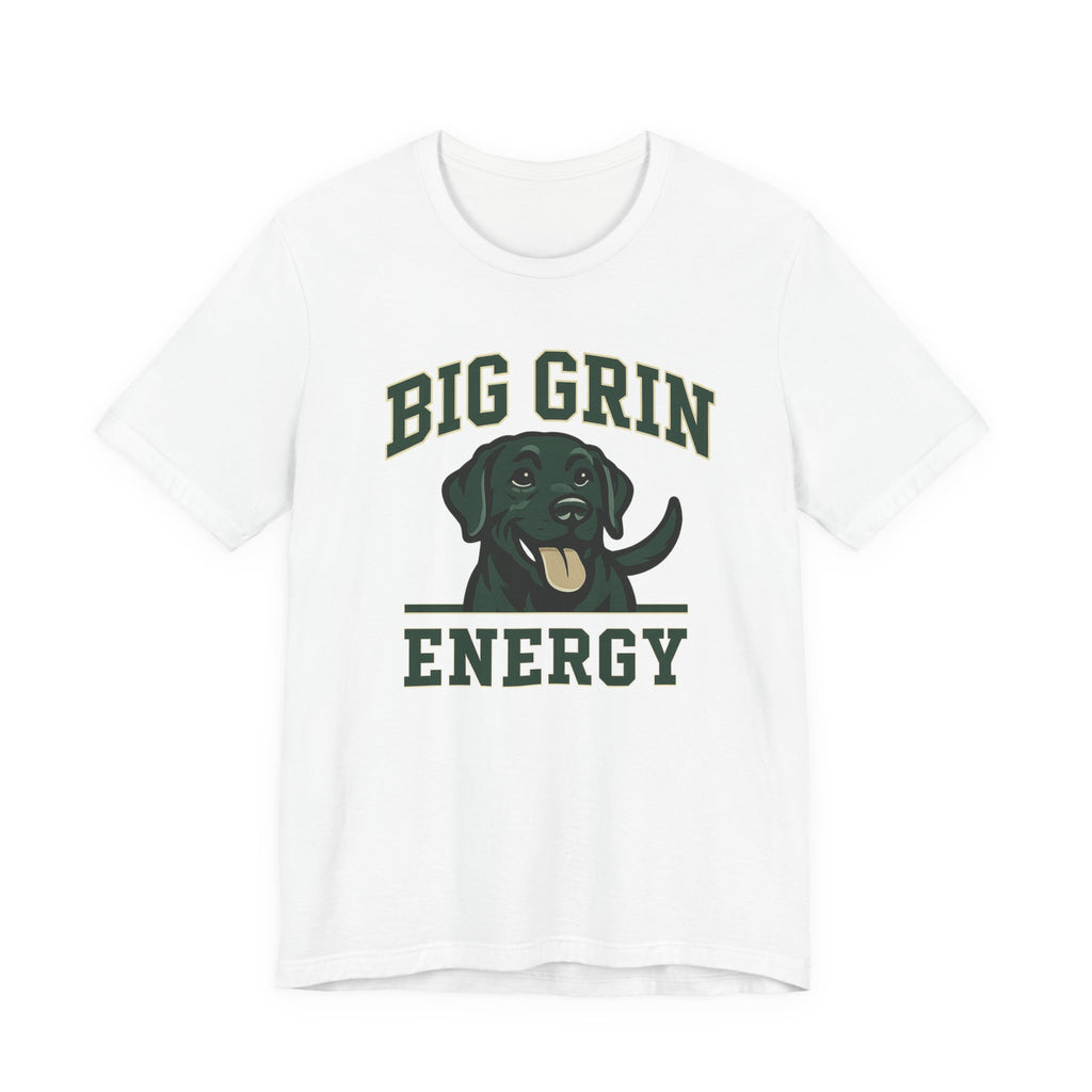 Black Lab Big Grin Energy Tee