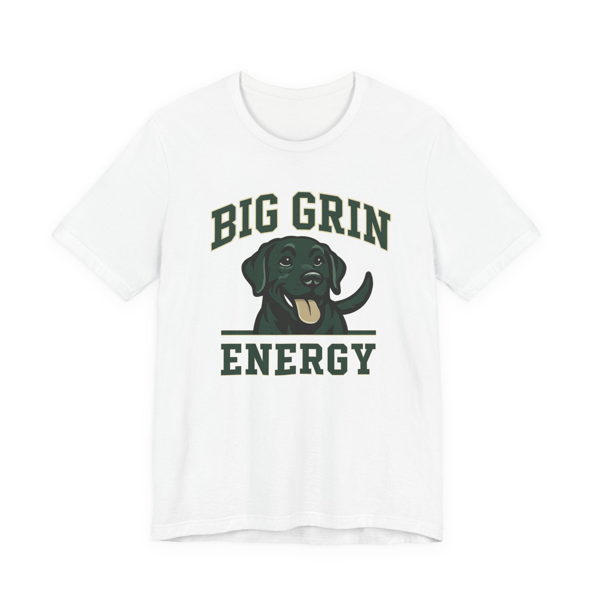 Black Lab Big Grin Energy Tee