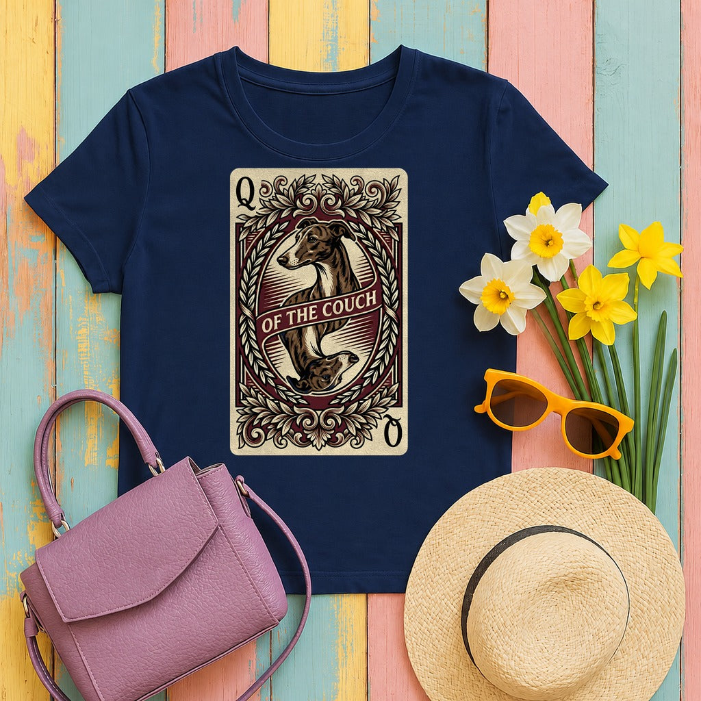The Sofa Sovereign Greyhound Graphic T-shirt in Navy