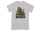 Dachshund detective with magnifying glass on t-shirt, reads "Every Walk is a Cold Case".