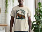 T-shirt with a brown dog graphic and text "Rust the Nose".