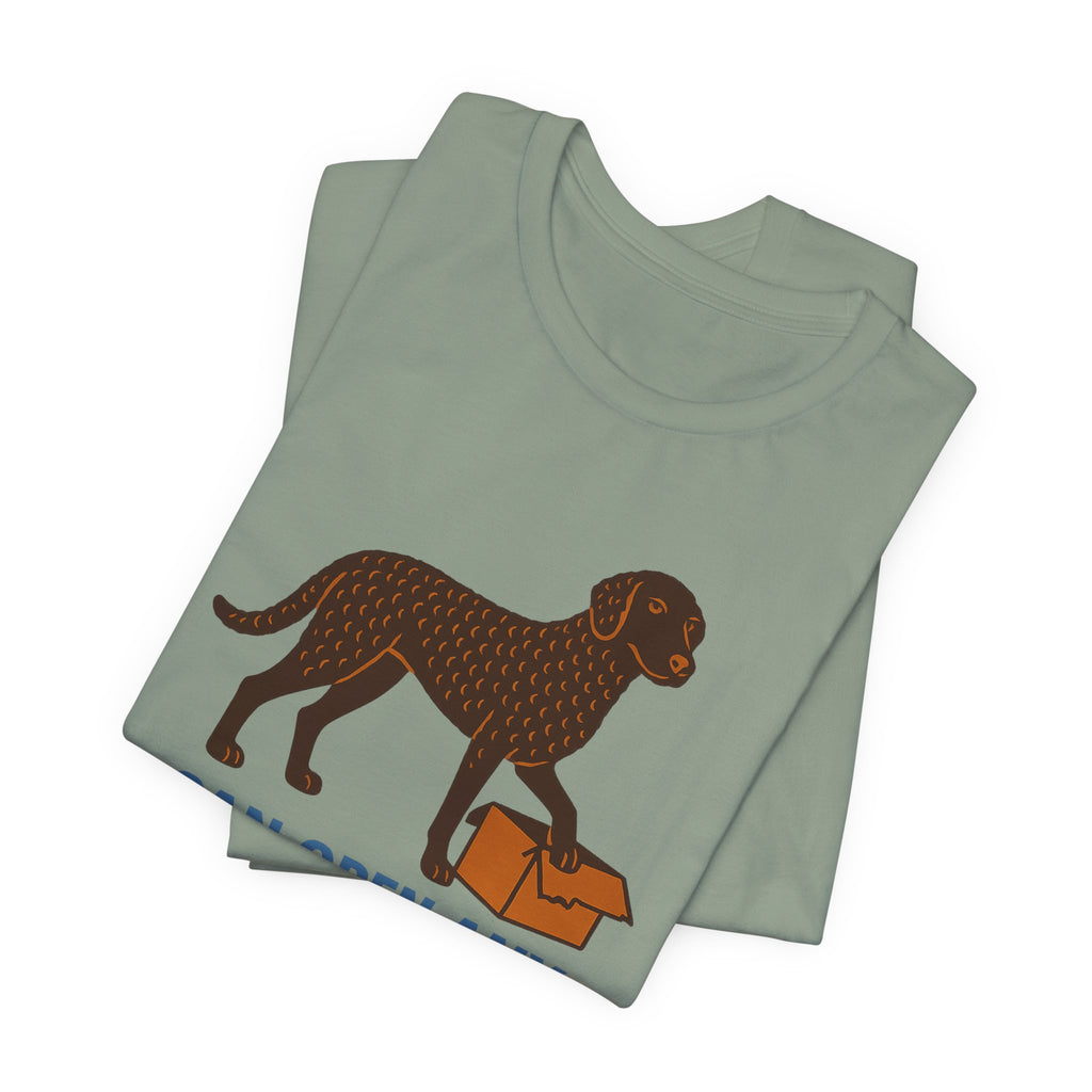 Curly-Coated Retriever Can Open Any Package Tee