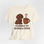 Boykin Spaniel Powered by Boykin & Coffee Tee