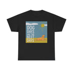 Dog Days Are The Best Days Graphic Golden Retriever T-Shirt