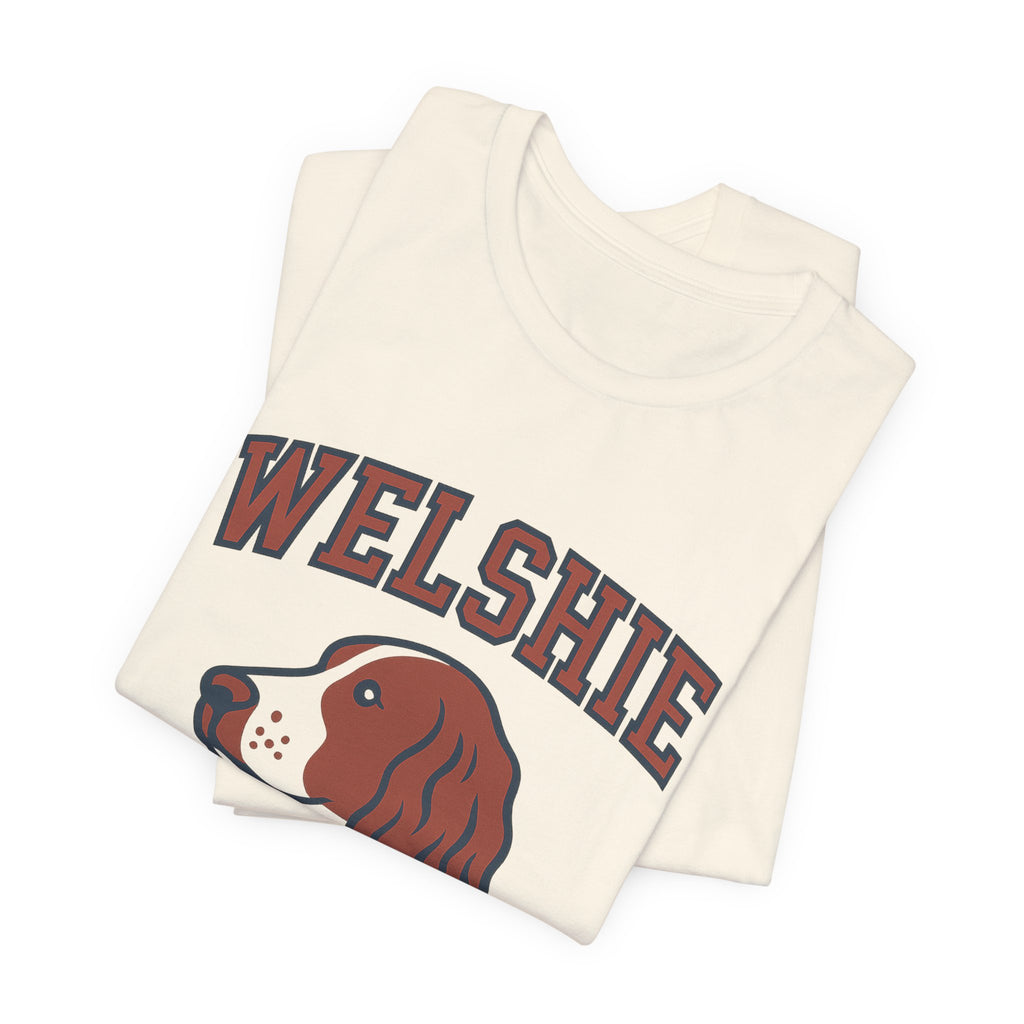 Welsh Springer Spaniel Welshie Varsity Tee