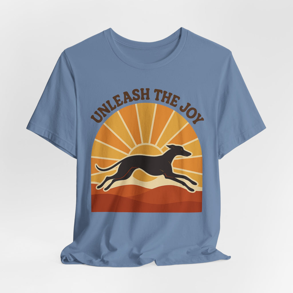 Greyhound Unleash the Joy Tee