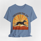 Greyhound Unleash the Joy Tee