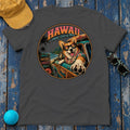 Aloha Corgi Island Hopper T-shirt in Dark Heather
