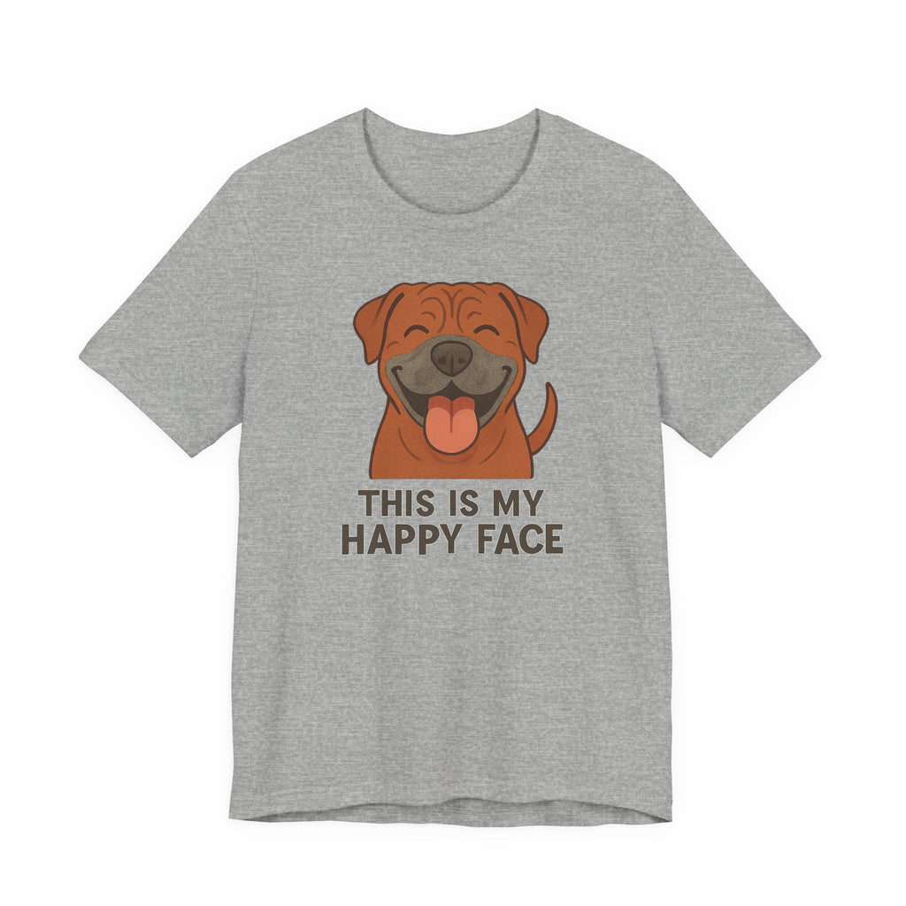 Cane Corso This Is My Happy Face t-shirt, view 6